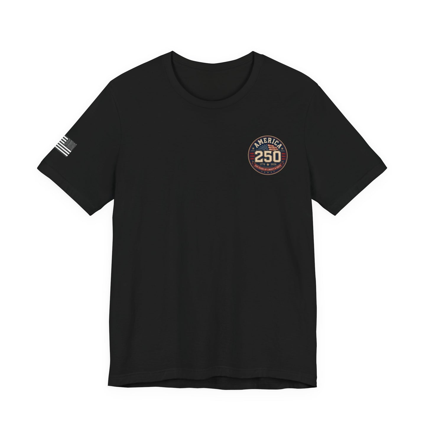 250th Anniversary United States T-Shirt — Patriotic Eagle American Flag Tee
