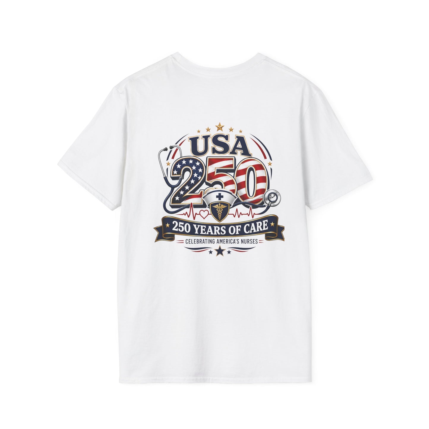 USA 250 Years of Care Nurse Shirt – Patriotic America’s Nurses 250th Anniversary Graphic Tee