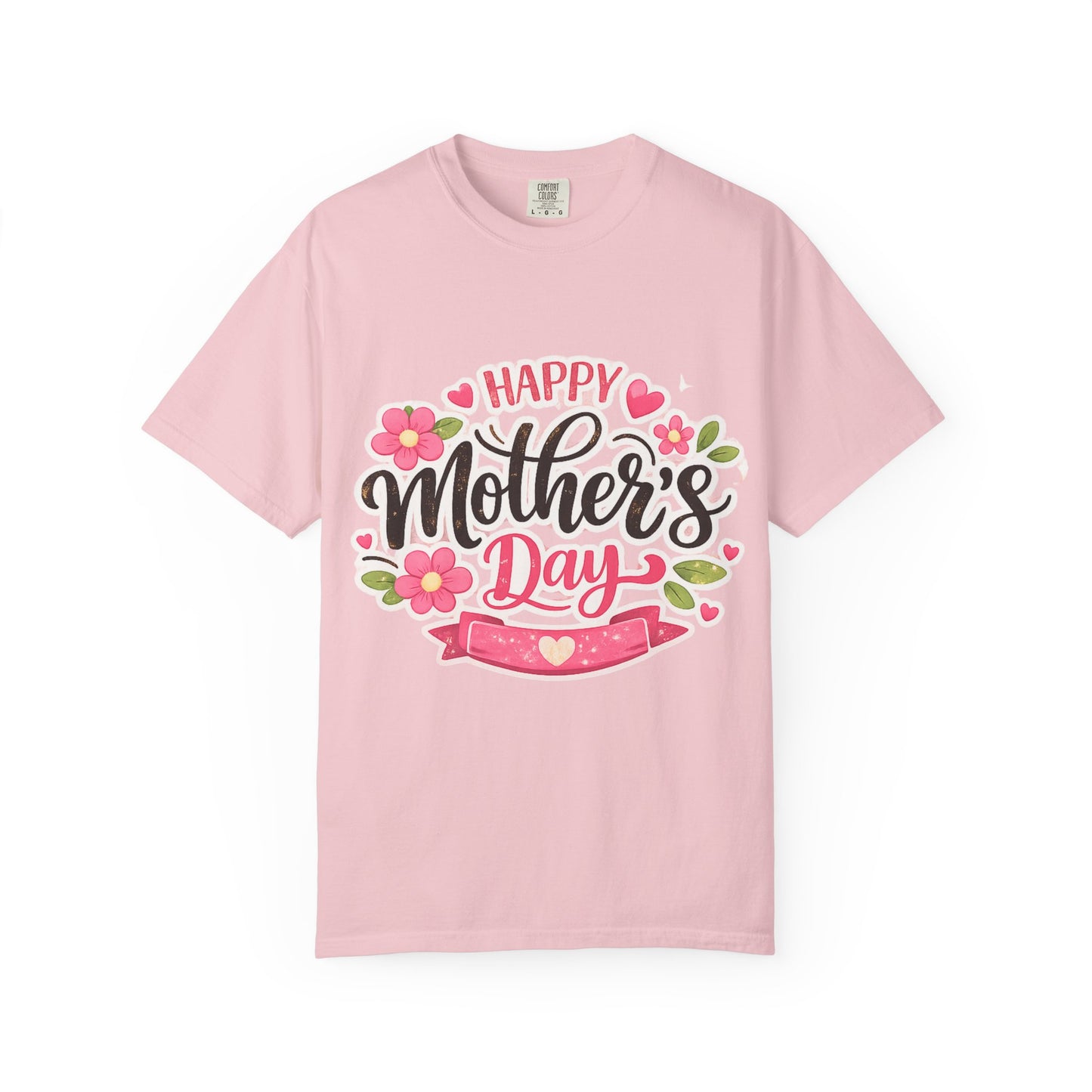 Mother's Day Floral T-Shirt — "Happy Mother's Day" Celebration Tee