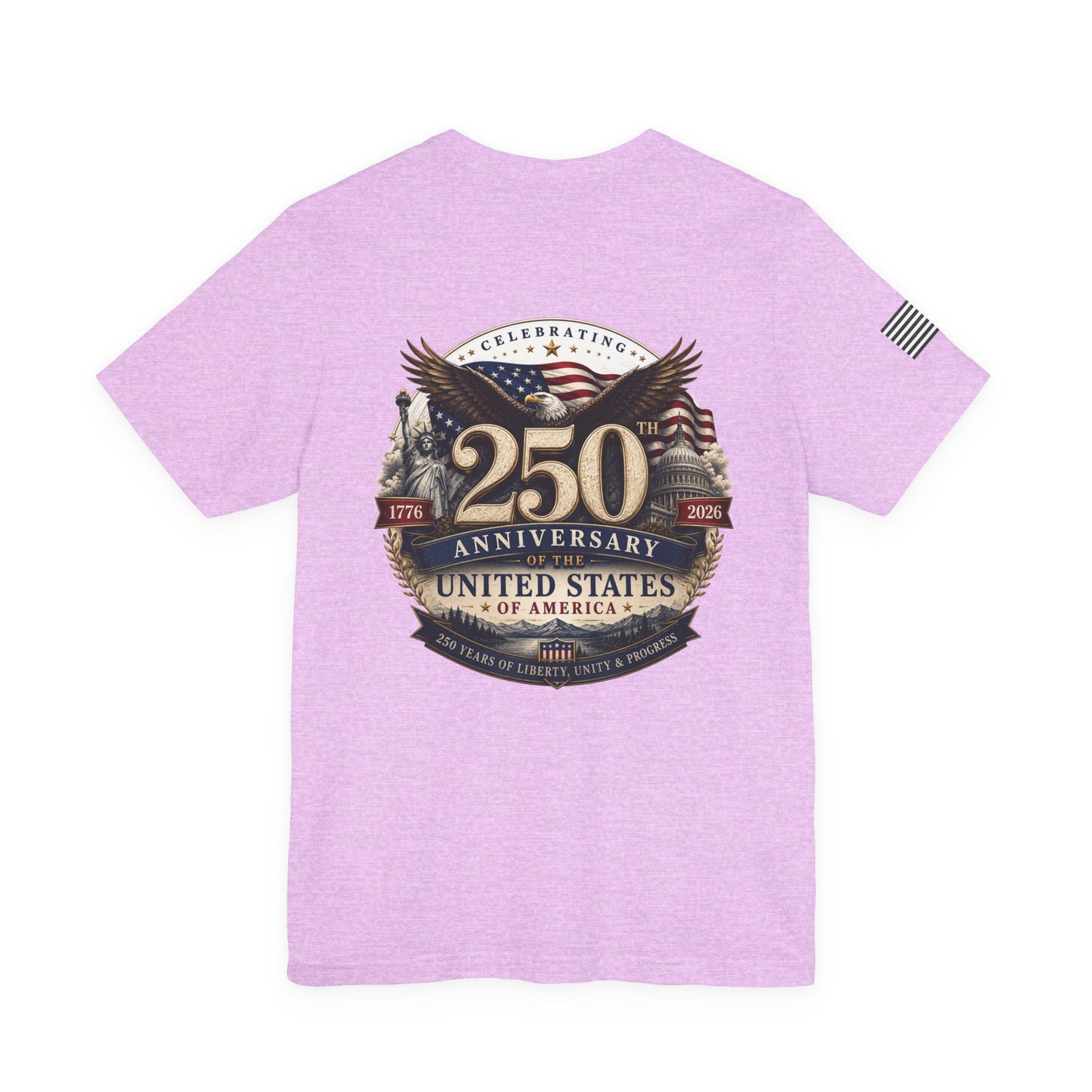 250th Anniversary United States T-Shirt — Patriotic Eagle American Flag Tee