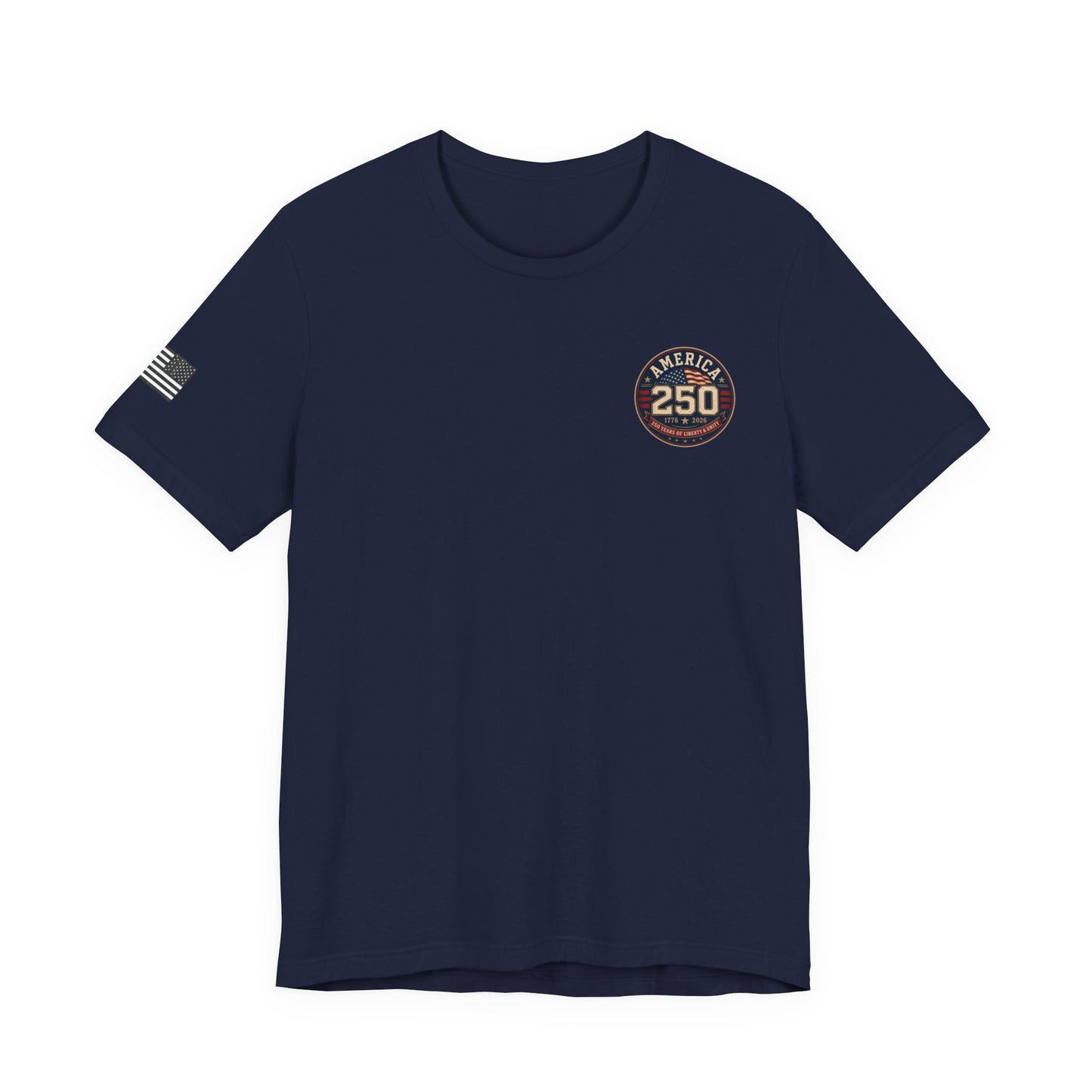 250th Anniversary United States T-Shirt — Patriotic Eagle American Flag Tee
