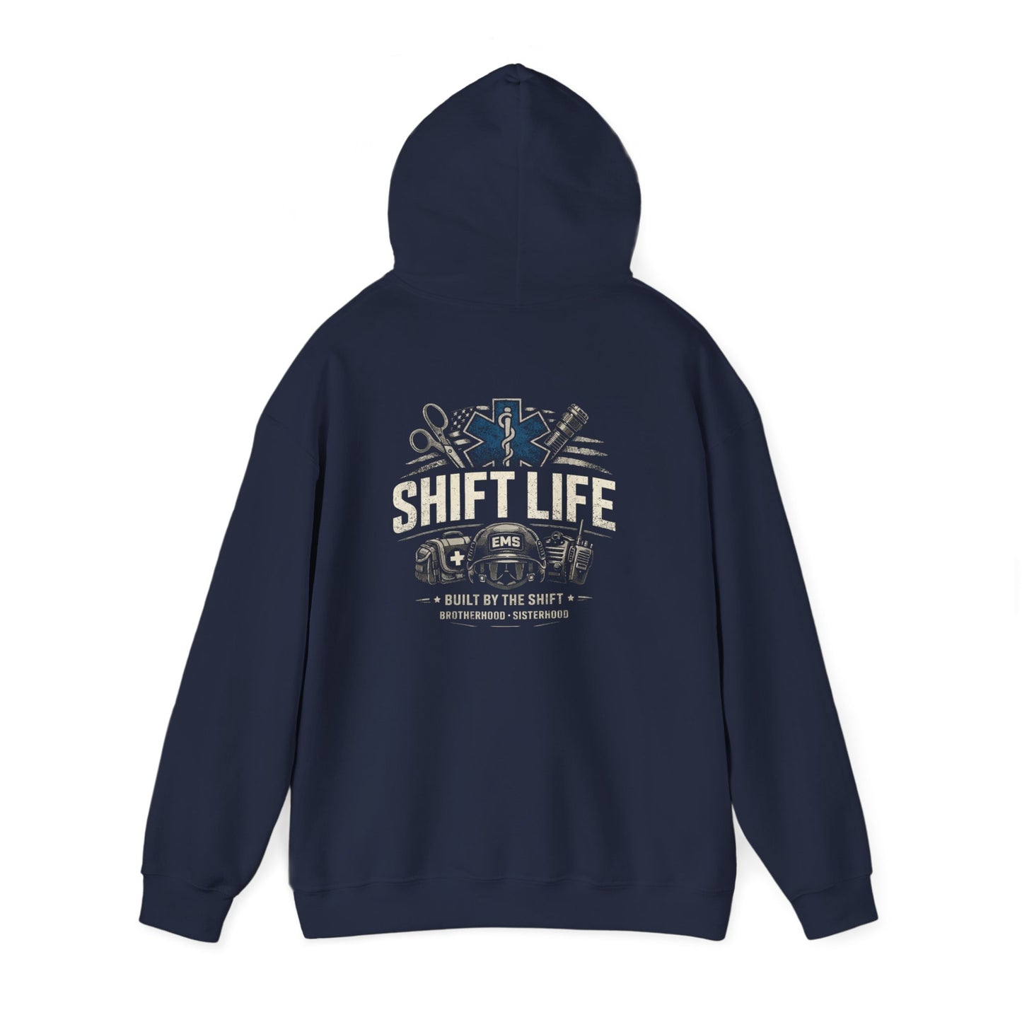 Shift Life EMS Paramedic Hoodie | Ambulance Rescue Emblem