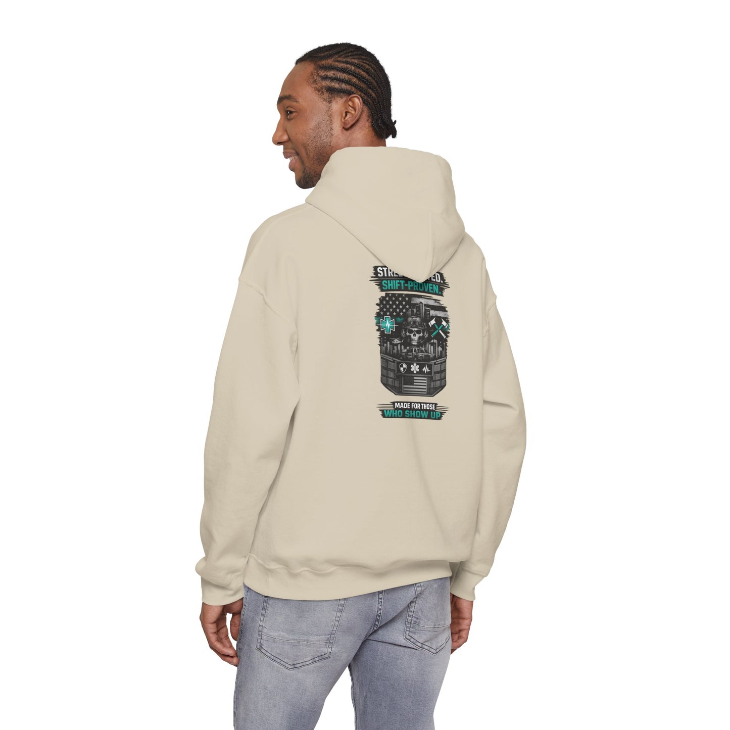 Retro EMS Hoodie — 'Made For Those Who Work Shift Work In EMS
