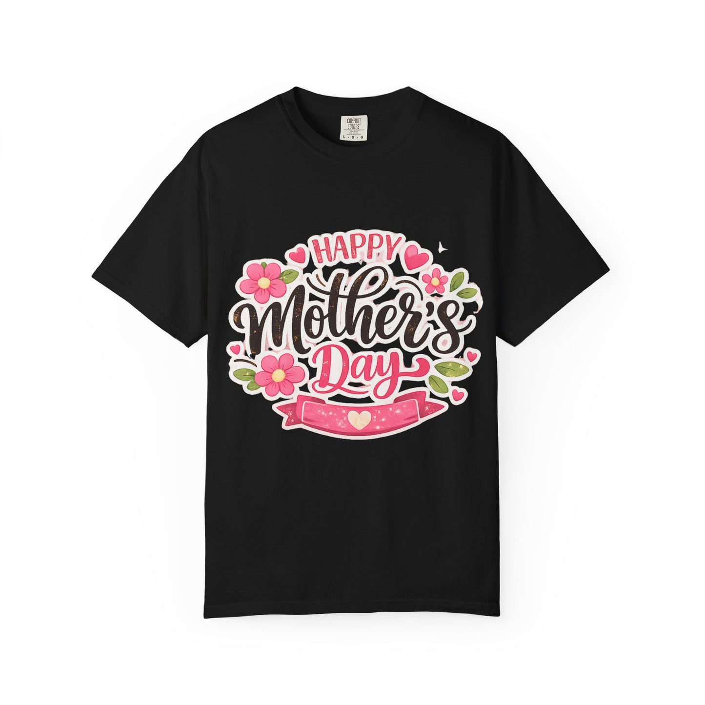 Mother's Day Floral T-Shirt — "Happy Mother's Day" Celebration Tee