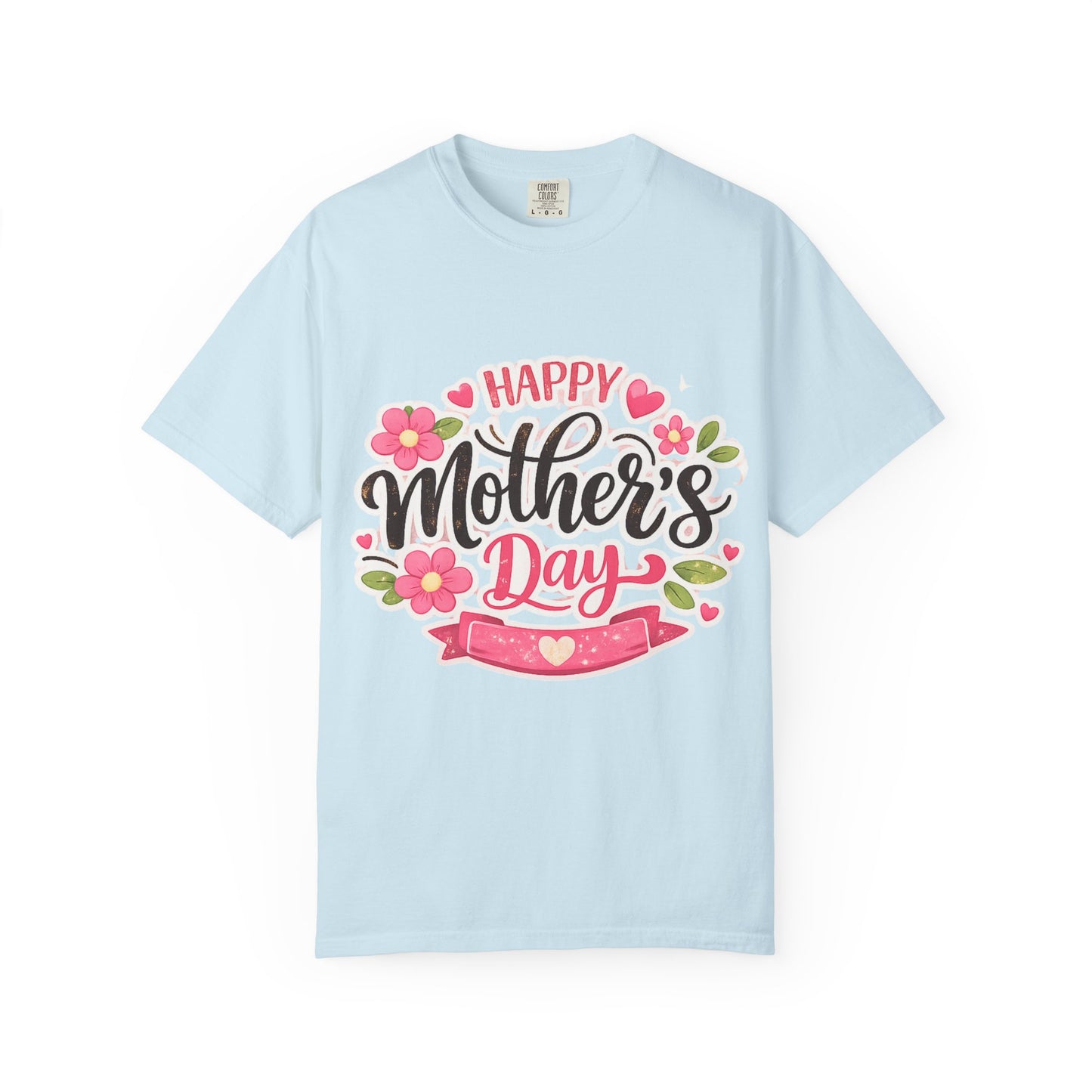 Mother's Day Floral T-Shirt — "Happy Mother's Day" Celebration Tee