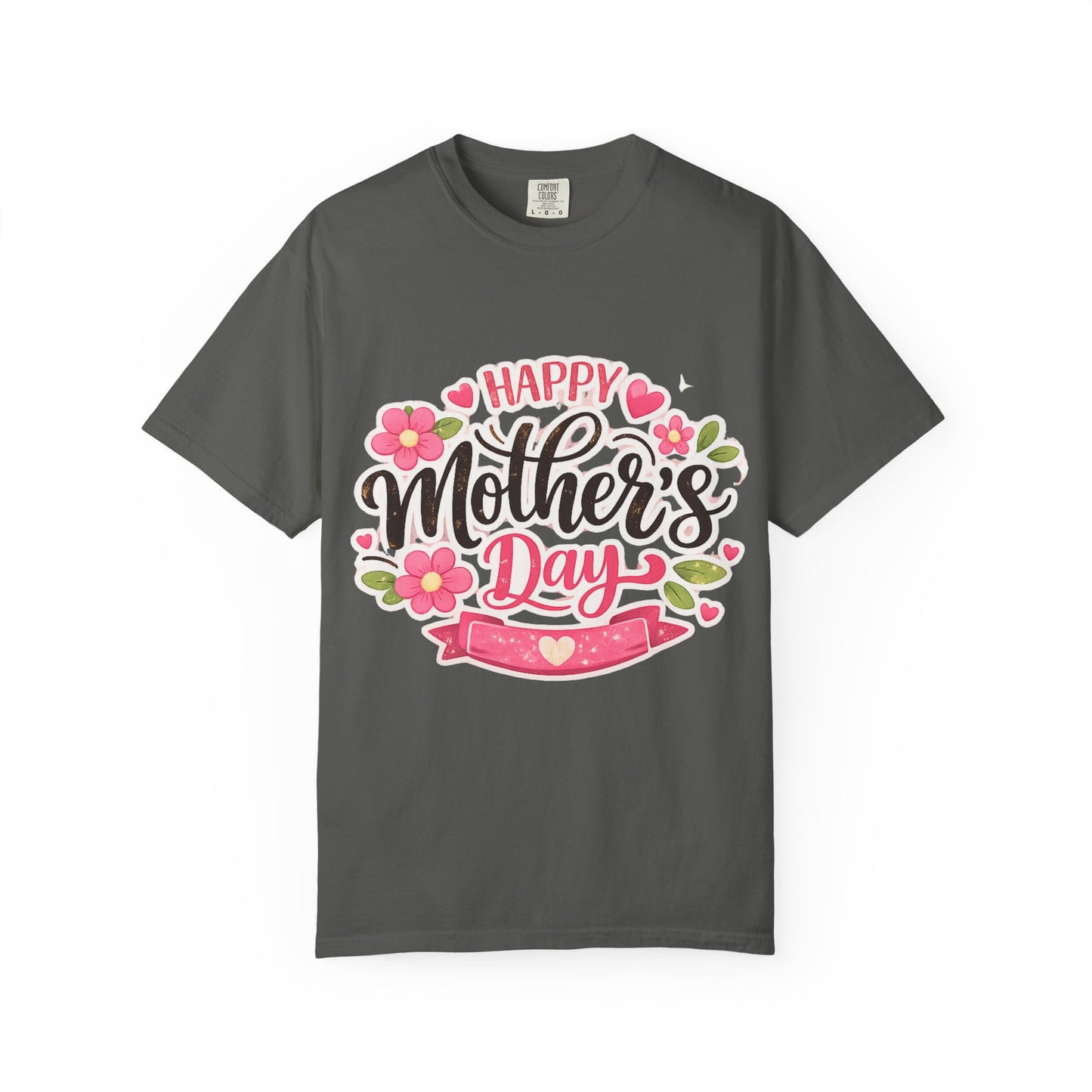 Mother's Day Floral T-Shirt — "Happy Mother's Day" Celebration Tee