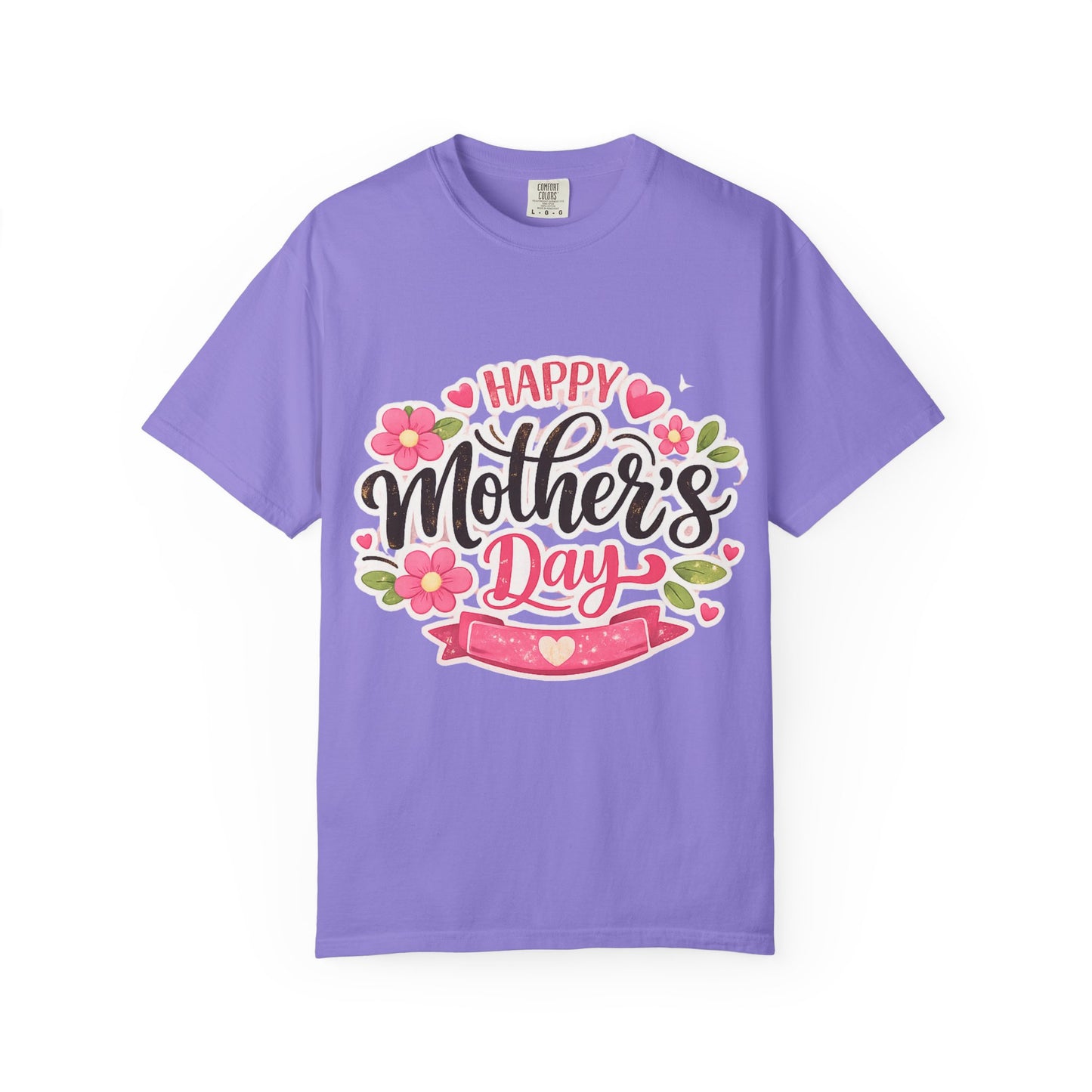 Mother's Day Floral T-Shirt — "Happy Mother's Day" Celebration Tee