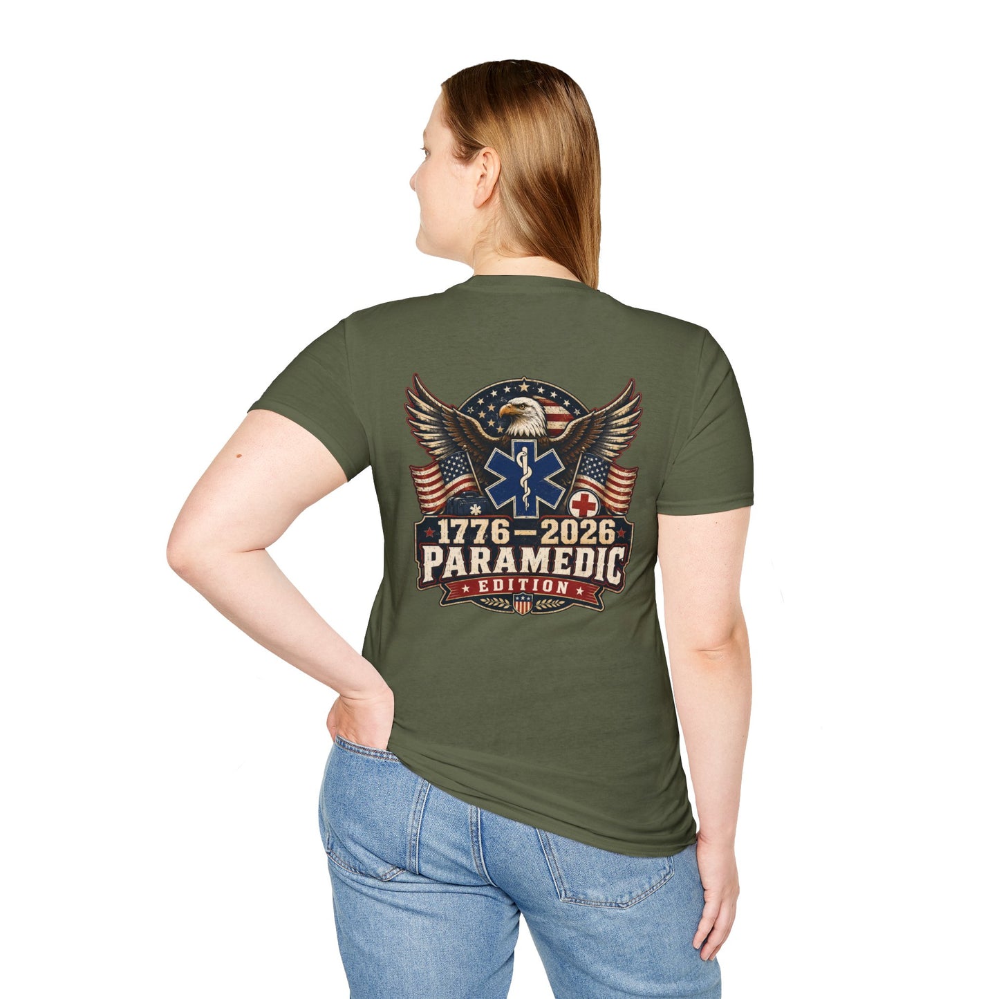1776–2026 Paramedic Edition USA 250 Patriotic EMS Shirt