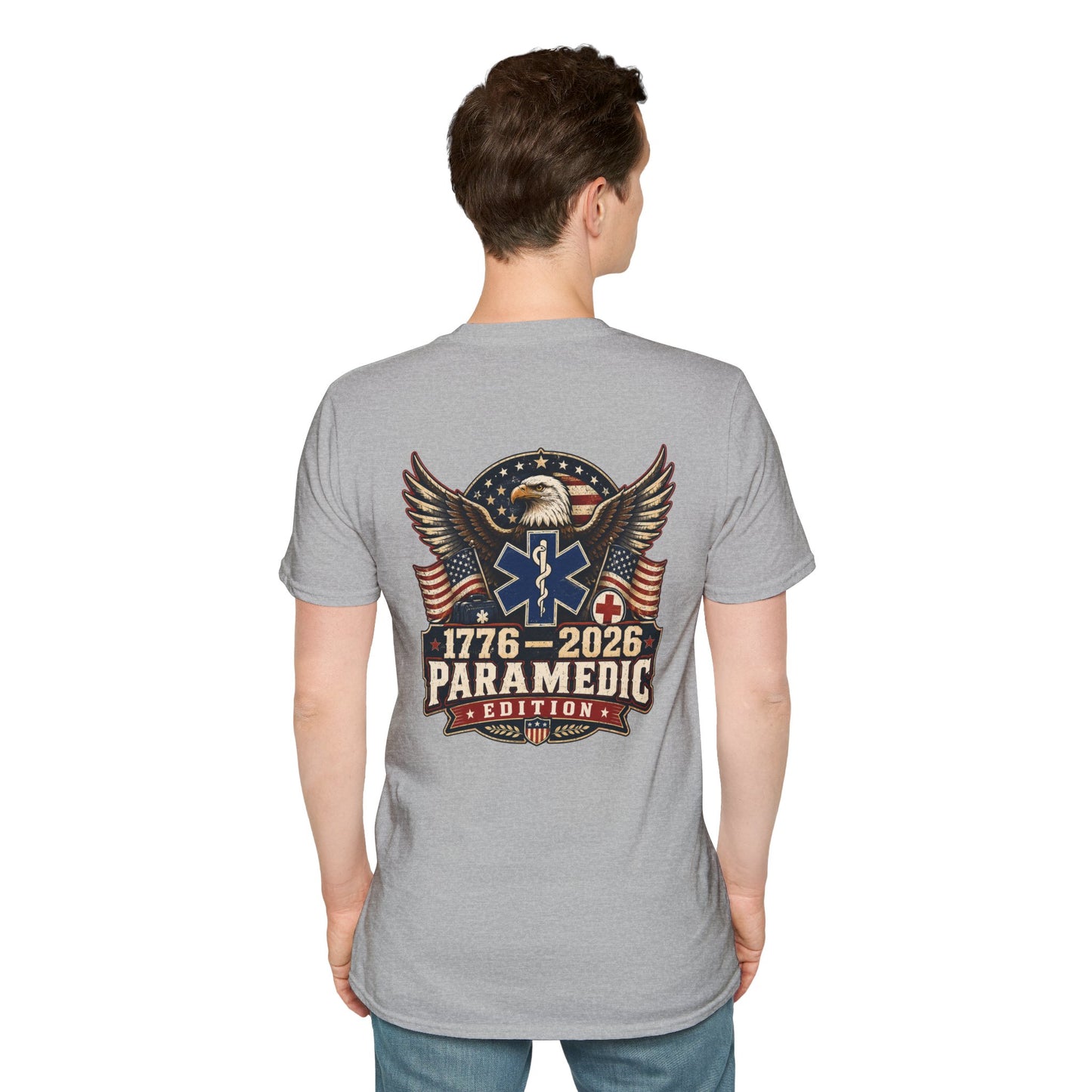 1776–2026 Paramedic Edition USA 250 Patriotic EMS Shirt