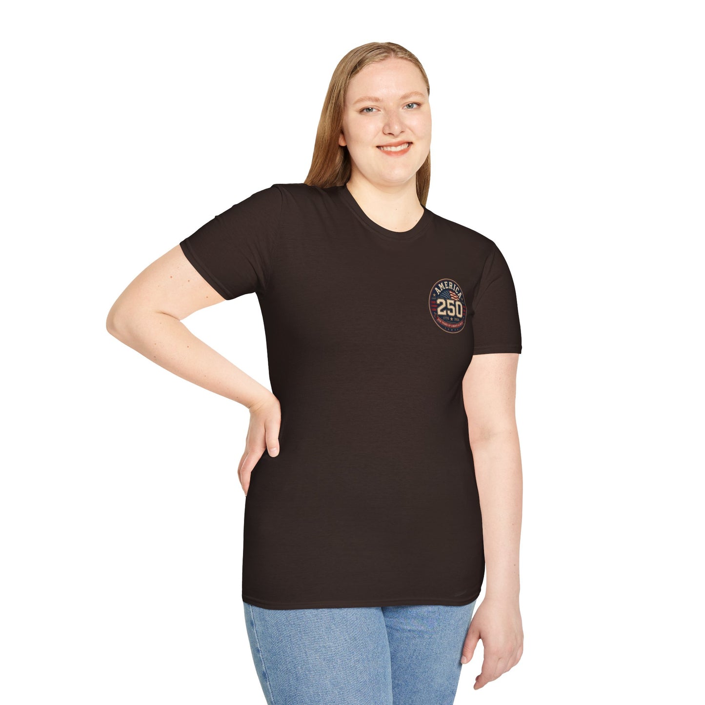 America 250 Firefighter Patriotic Graphic Tee