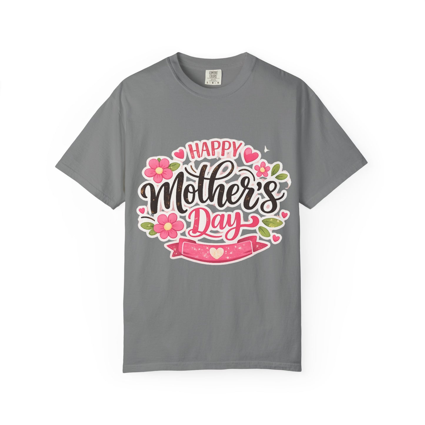 Mother's Day Floral T-Shirt — "Happy Mother's Day" Celebration Tee