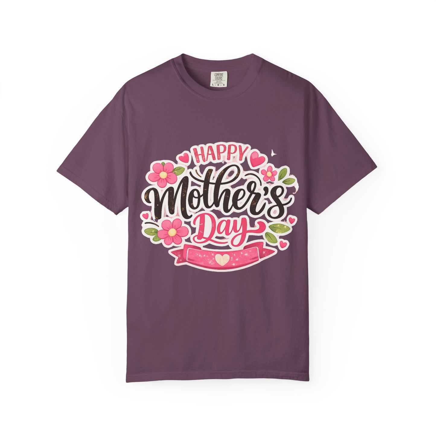 Mother's Day Floral T-Shirt — "Happy Mother's Day" Celebration Tee