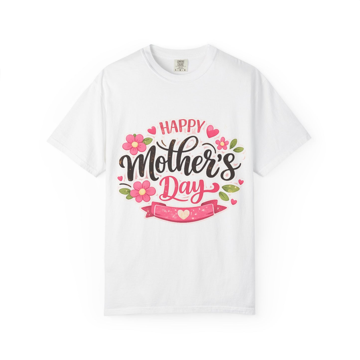 Mother's Day Floral T-Shirt — "Happy Mother's Day" Celebration Tee