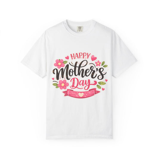 Mother's Day Floral T-Shirt — "Happy Mother's Day" Celebration Tee