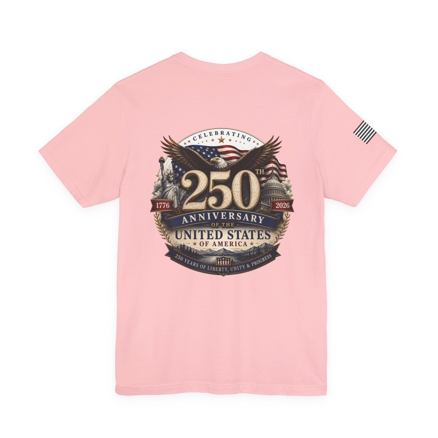250th Anniversary United States T-Shirt — Patriotic Eagle American Flag Tee