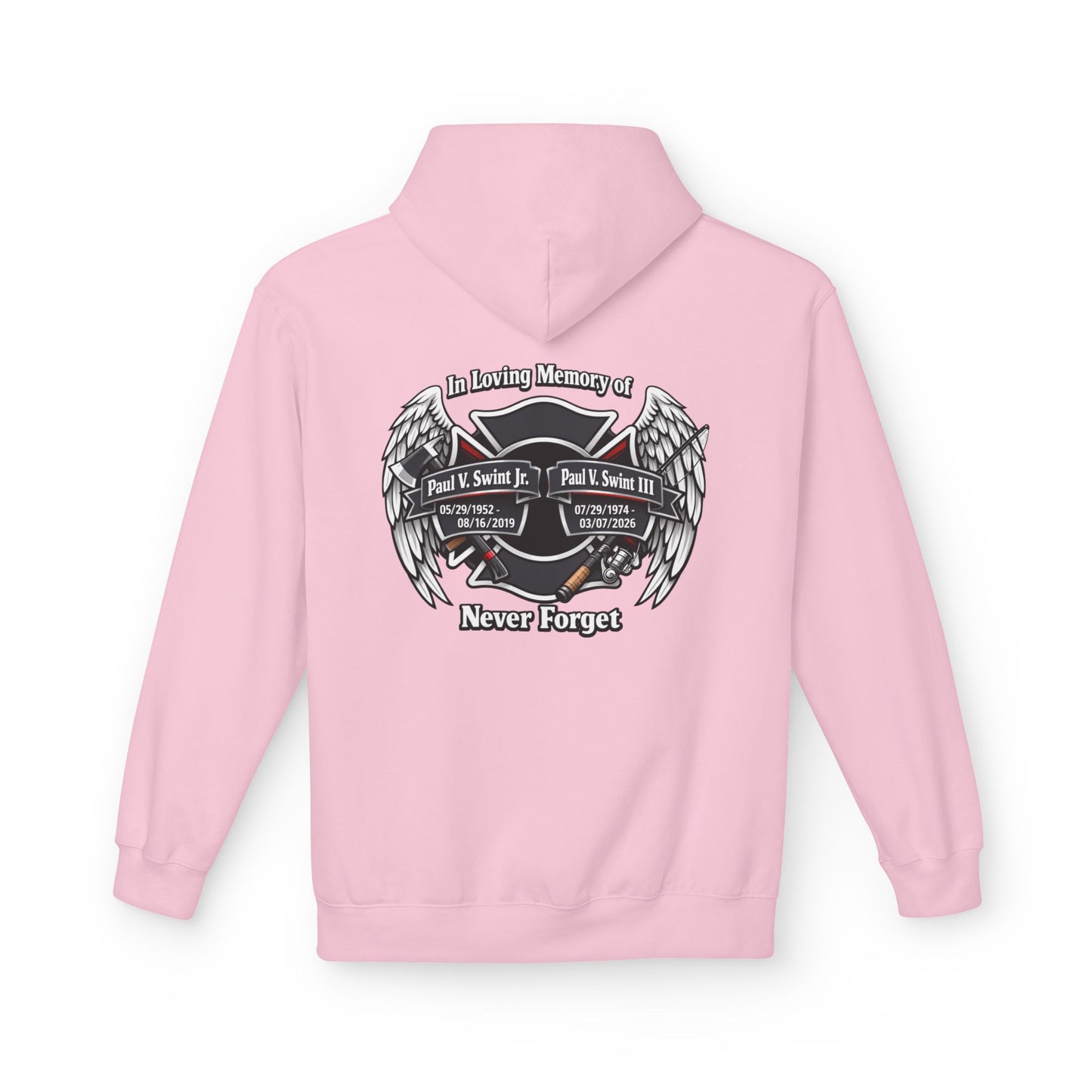 Memorial 'Never Forget' Hoodie — In Loving Memory Tribute Sweatshirt