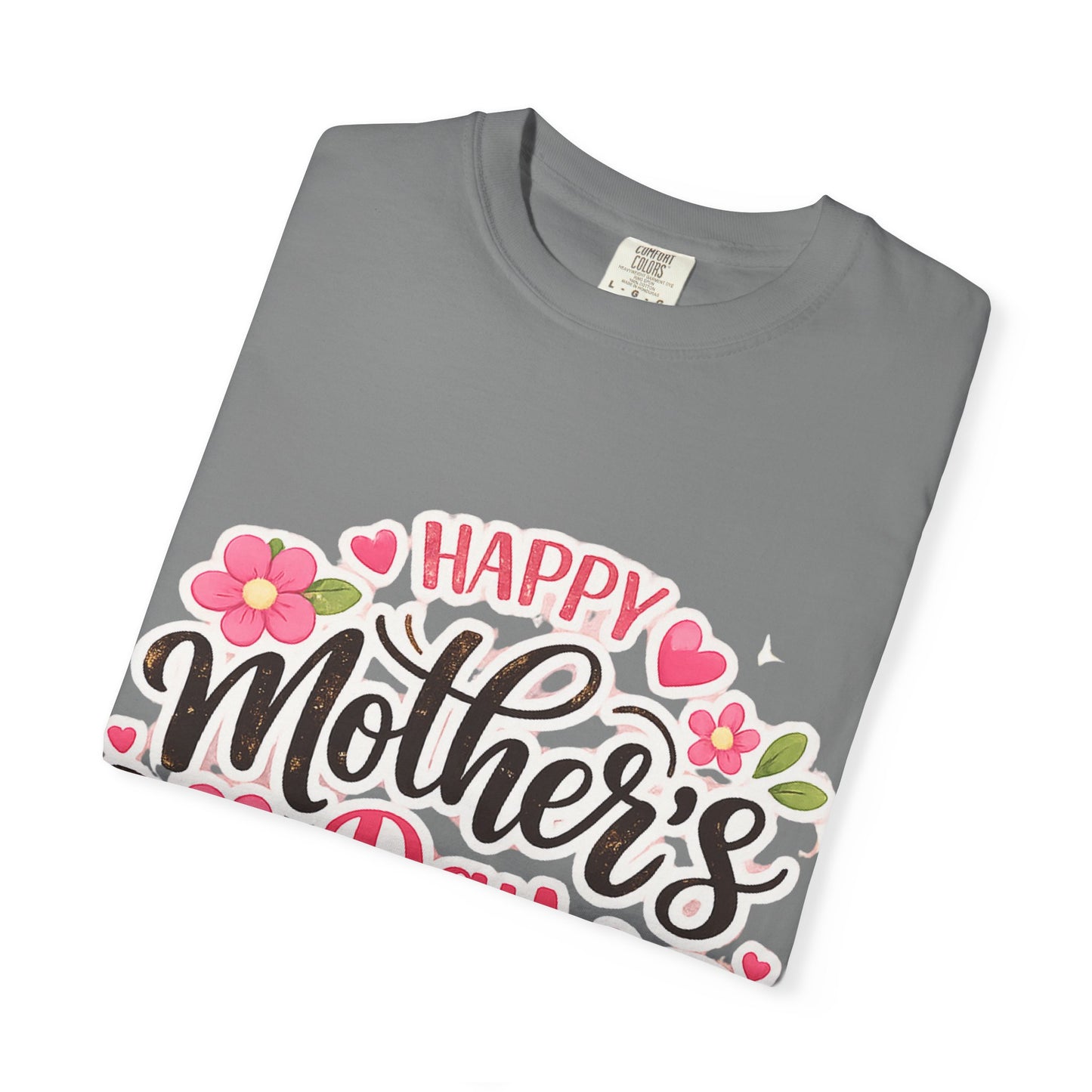 Mother's Day Floral T-Shirt — "Happy Mother's Day" Celebration Tee