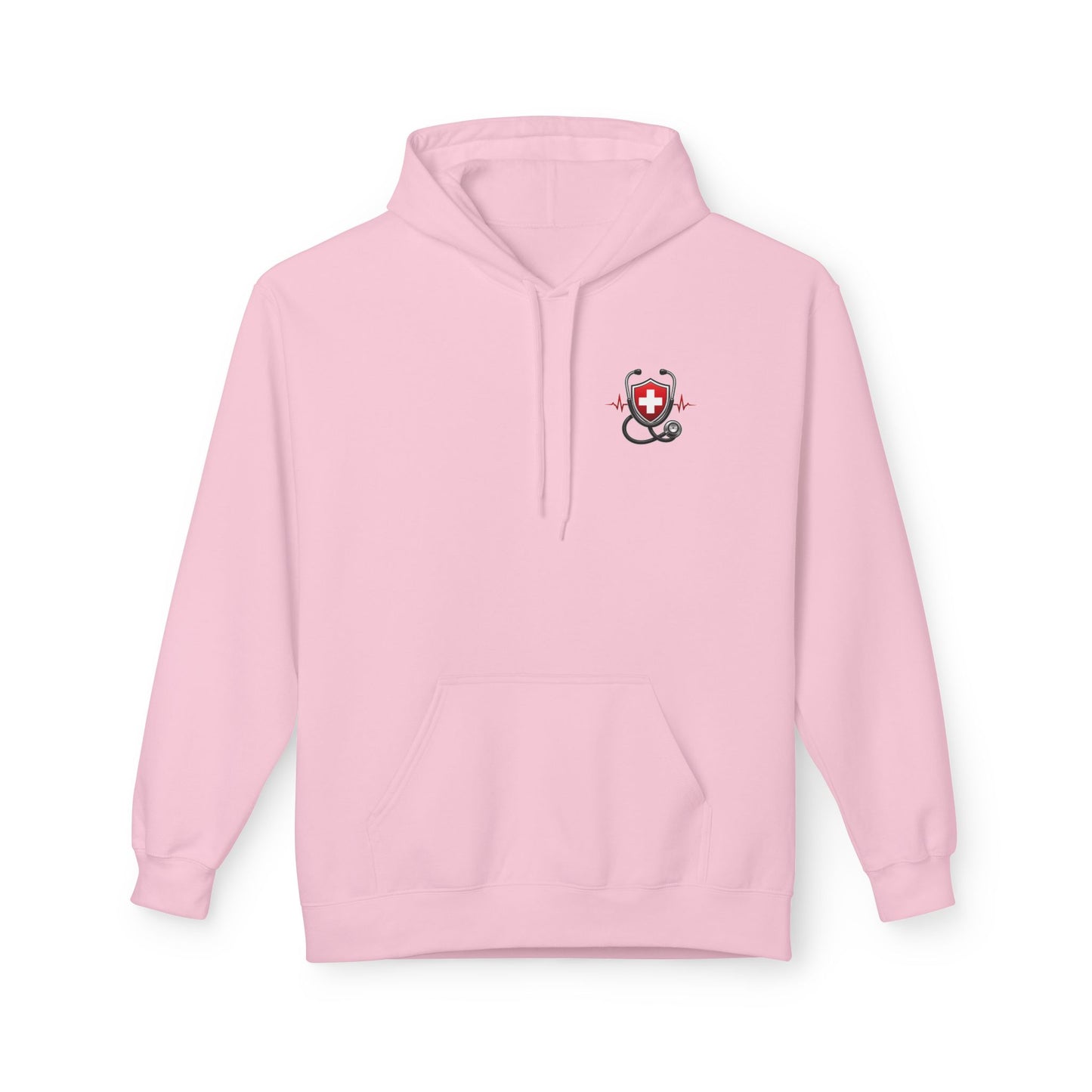 ER Nurse Hoodie - "Present in Chaos, Fueled by Caffeine & Compassion" Medical Staff Pullover
