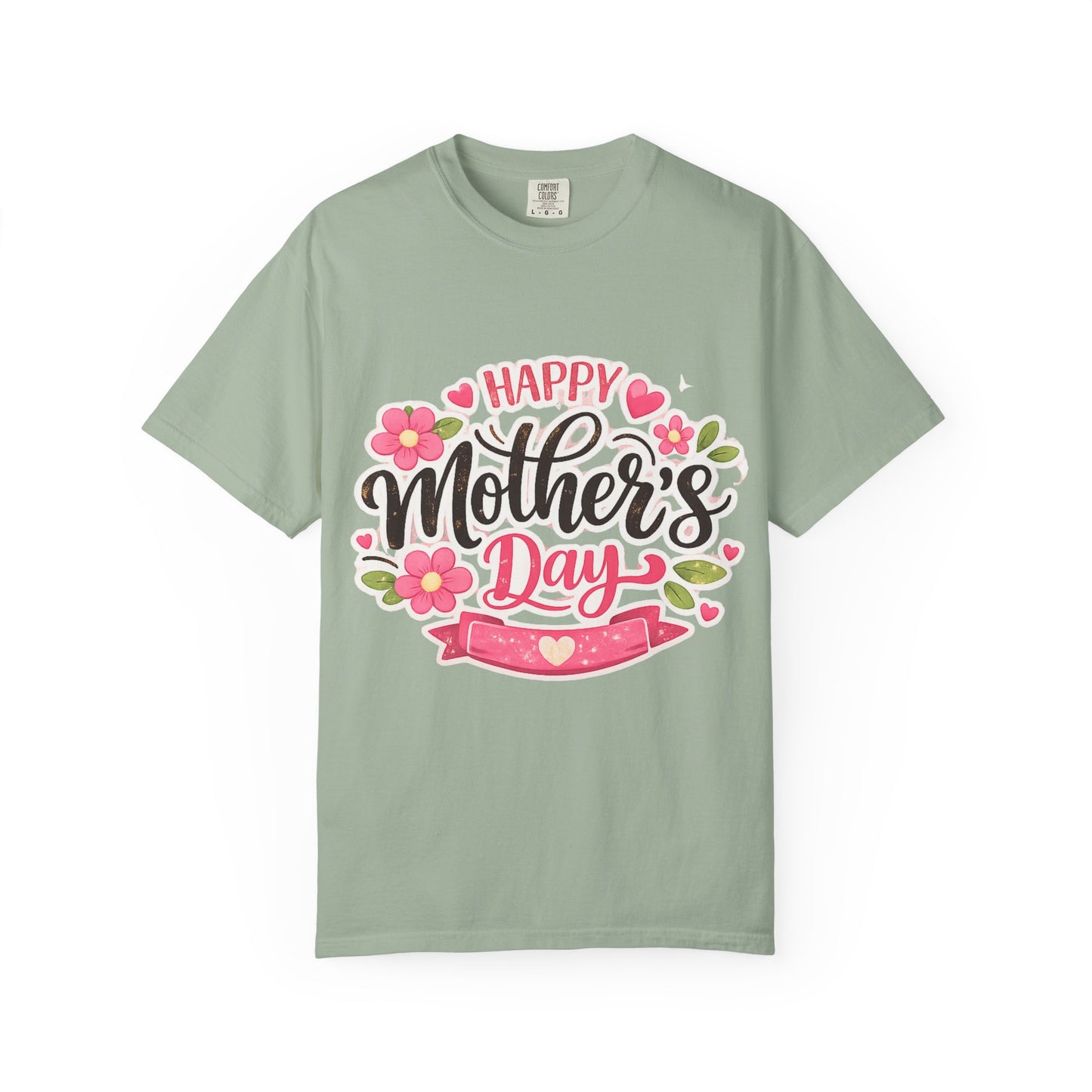 Mother's Day Floral T-Shirt — "Happy Mother's Day" Celebration Tee