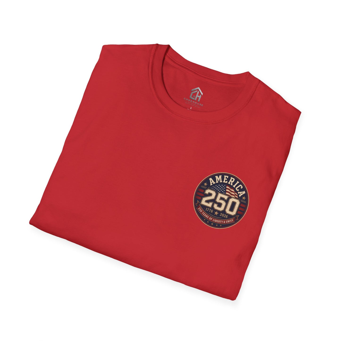 America 250 Firefighter Patriotic Graphic Tee