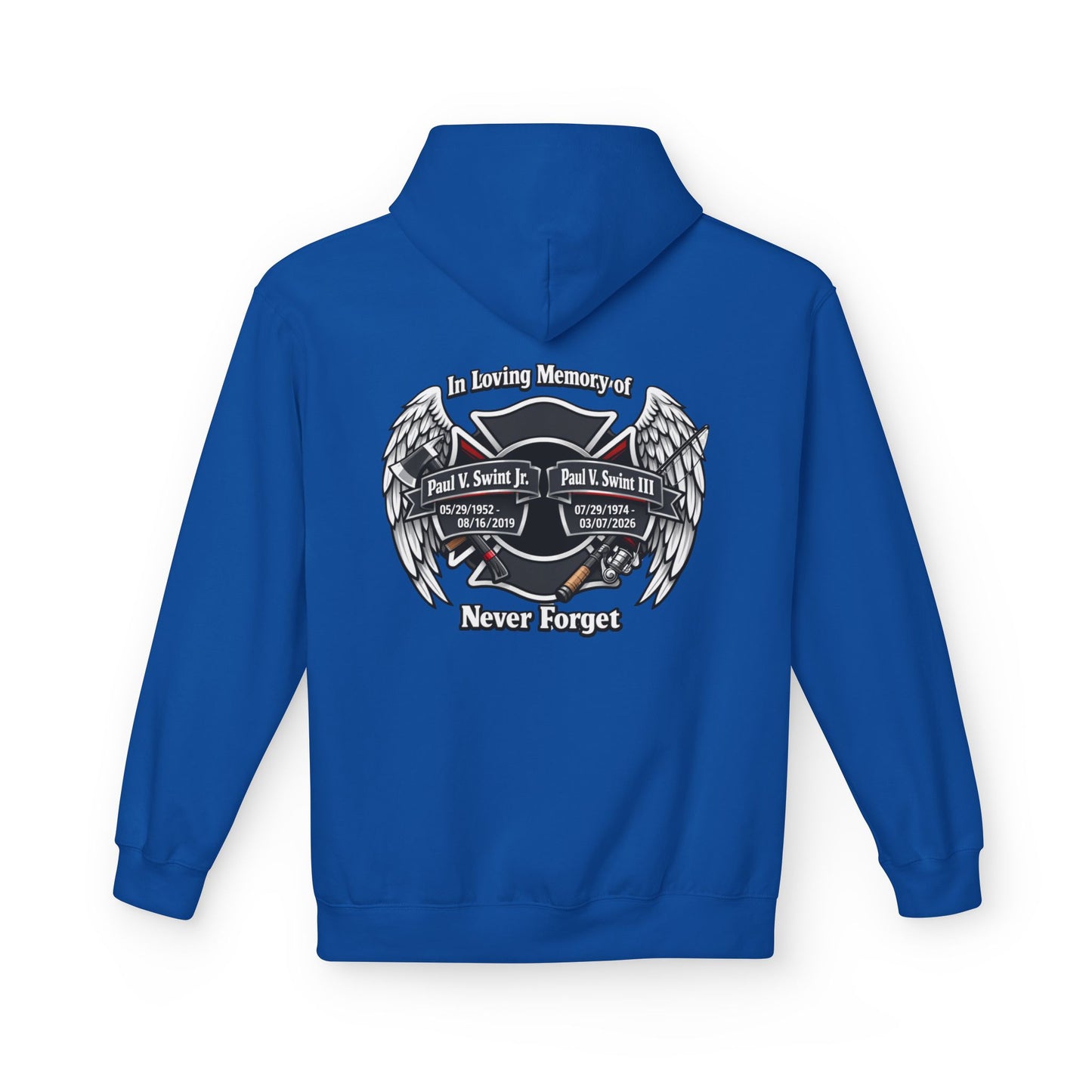 Memorial 'Never Forget' Hoodie — In Loving Memory Tribute Sweatshirt