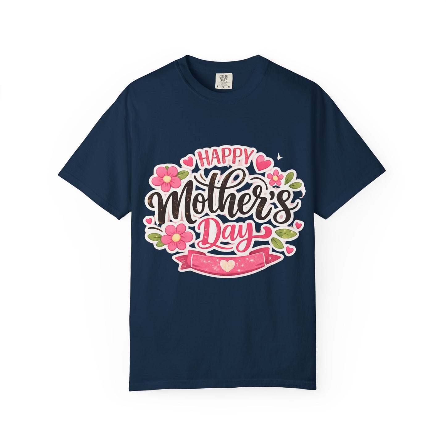 Mother's Day Floral T-Shirt — "Happy Mother's Day" Celebration Tee