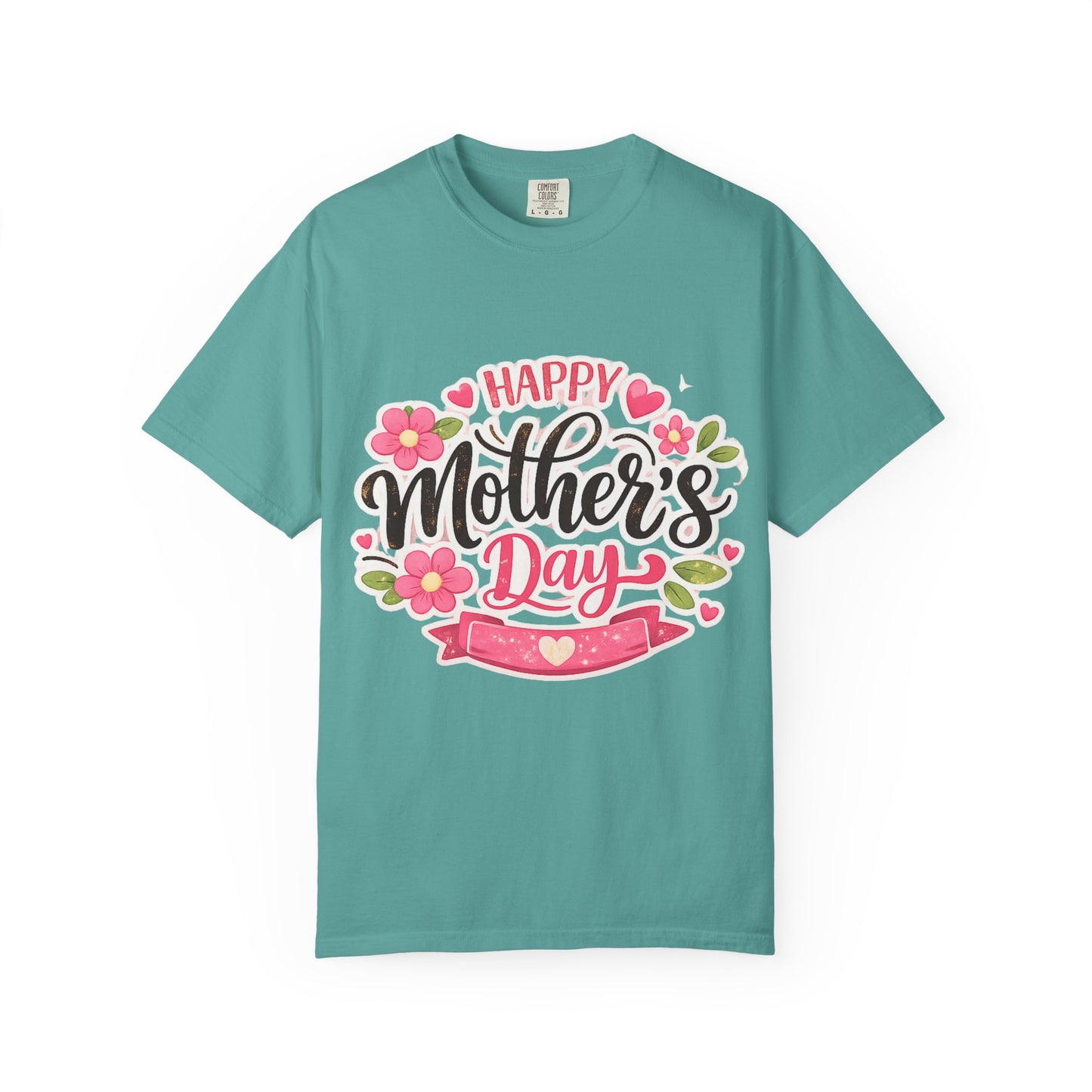 Mother's Day Floral T-Shirt — "Happy Mother's Day" Celebration Tee