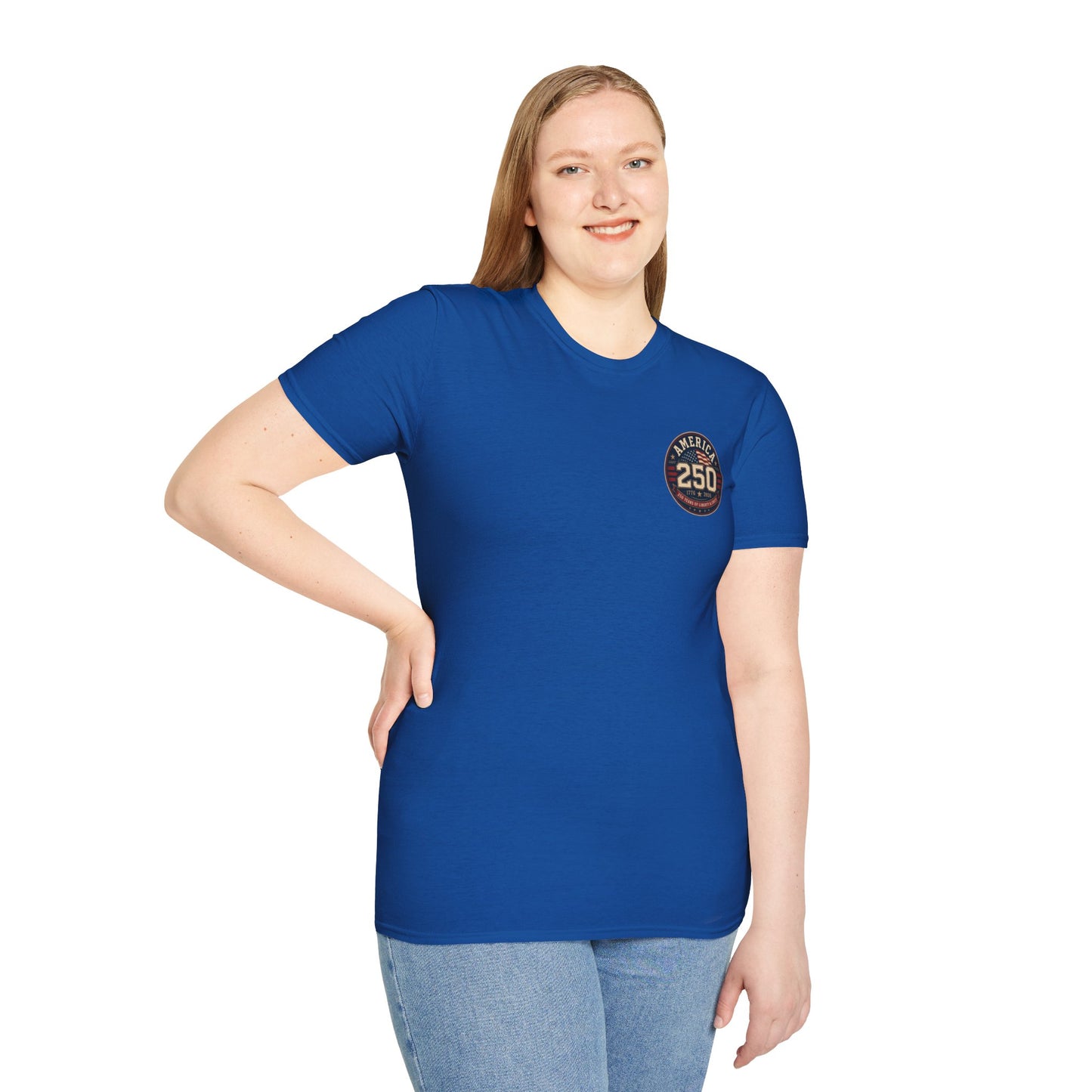 America 250 Firefighter Patriotic Graphic Tee