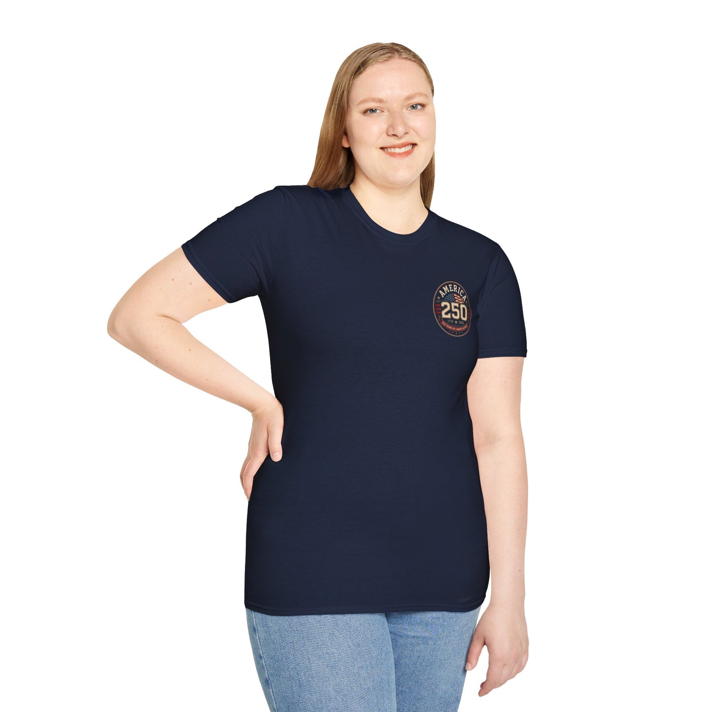 America 250 Firefighter Patriotic Graphic Tee